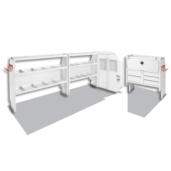 Weather Guard 600-8112L Cable/Plumber Van Package, Full-Size, Ford Transit, 148in Wheelbase