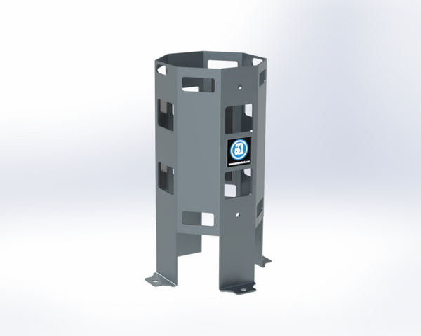 Adrian VTH1OT Vertical Tank Holder, (1)Oxygen-Tank