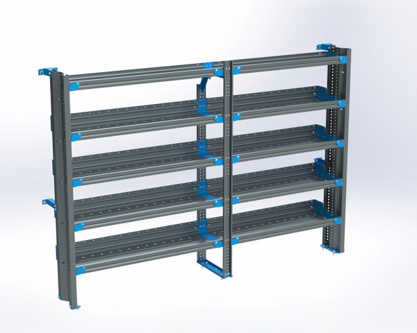 Adrian AS-2T1490FTHA 4-Shelf Unit, Cabinet Use, 14x90 (R48/F42) / Transit High Roof 148″