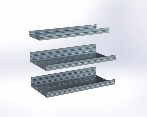 Adrian ASFKT2T1636G3 36" Shelf Kit, 3-Pack / Truck