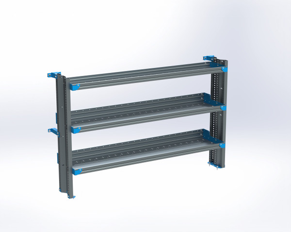 Adrian AS-2T1672FTLA 3-Shelf Unit, Cabinet Use, 16x72 / Transit Low Roof 130"