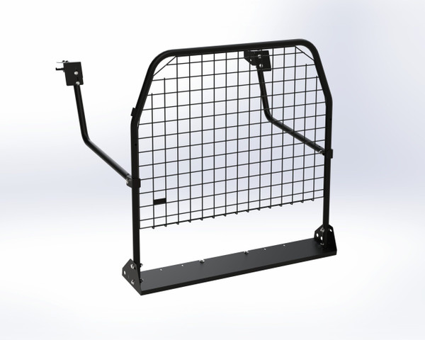 Adrian P2TRAX26 Trax Cargo Divider, black, fixed partition for 2026 Chevy Trax cargo area.