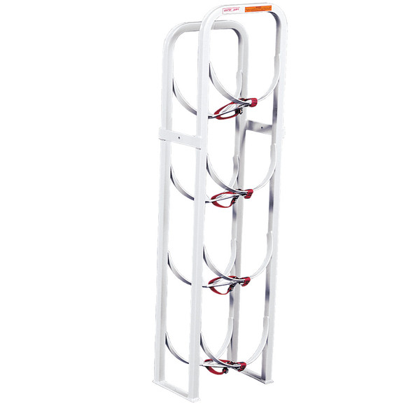 Weather Guard 9864-3-01 Cargo van tank rack, 4 x 30 lbs., silver, by Weather Guard.