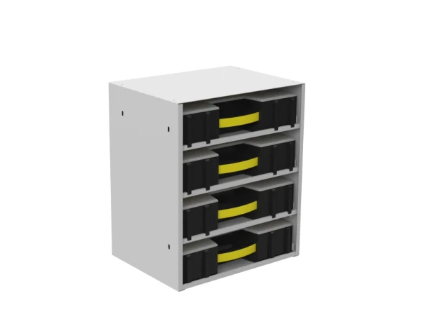 Holman 40190 Cargo Case Cabinet - Includes 4 Cargo Cases (40351)