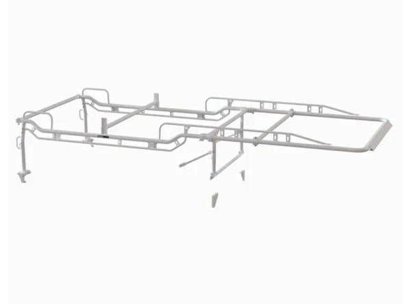 Holman 2SBF8CW The Pro Rack Full Kit - Service Bodies, Forklift Loadable, 8' Body, Crew Cab, White - Not compatible with PII part numbers