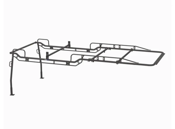 Holman 2PBF8E The Pro Rack Full Kit platform body, 8' extended cab, forklift loadable, Holman brand.