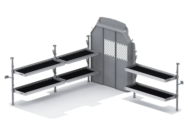 Holman 51SPL Folding Shelves Package - Sprinter 144" WB Standard Roof