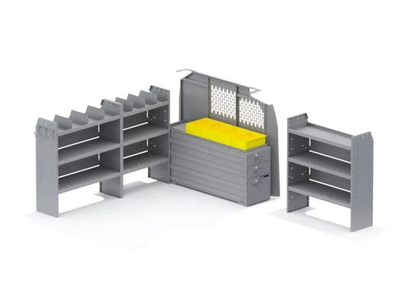 Holman 52GMS Heavy Duty Drawers Van Package - GM 135" Wheelbase