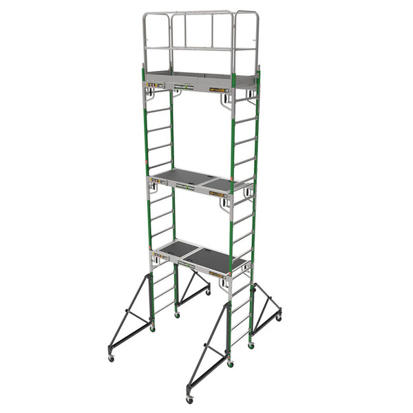 MetalTech I-T3CFISC 18′ Complete Fiberglass Baker scaffold tower set