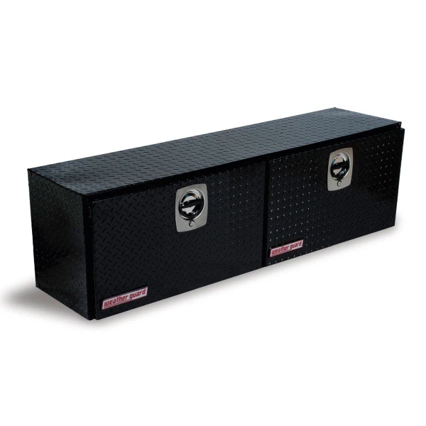 Weather Guard Model 364-X-02 Hi-Side Box, Aluminum, 7.9 cu ft, black color, 364-0-02.