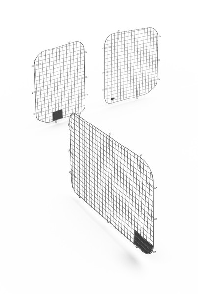 Adrian #60-TRMHSDR Passenger Side Sliding & Rear Doors Security Screen Kit, Gray, Transit Mid Roof, High Roof
