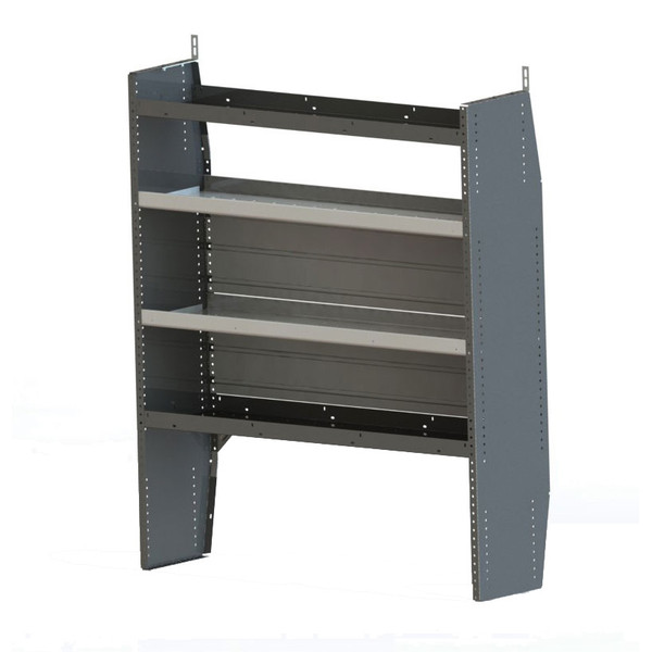 Adrian Steel #HAD3259 Hybrid 4-Shelf Unit, 32w x 59h x 14d, Gray