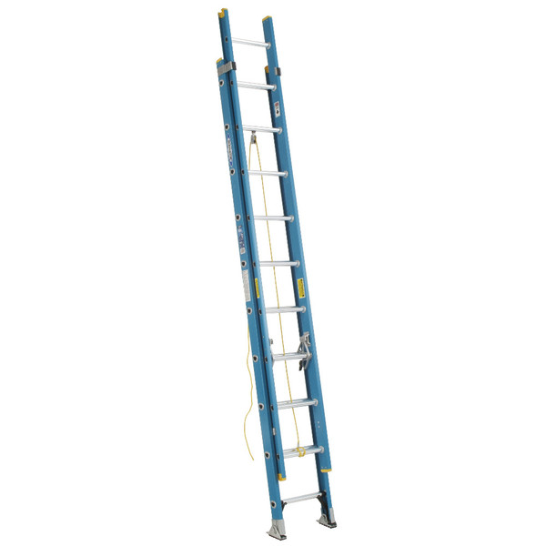 Werner D6000-2 Series Fiberglass Extension Ladder 250 lb rated