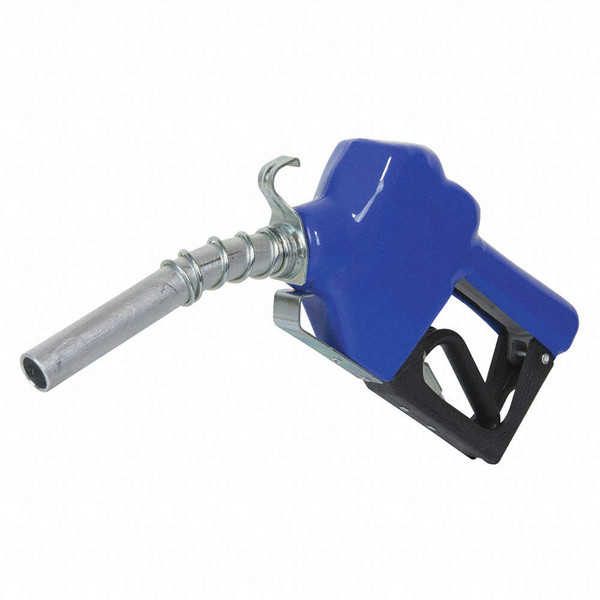Fill-Rite FRNA075DAU10 3/4" Cold-weather nozzle, blue diesel nozzle, Fill-Rite brand.