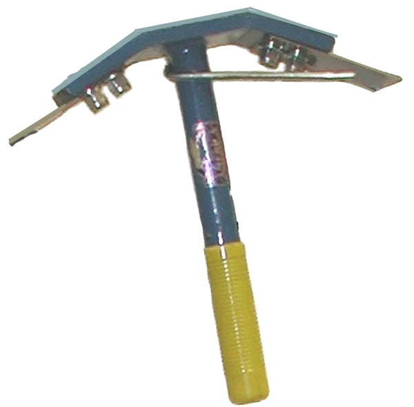 Acro 13400 Hand Spudder, blue and yellow drywall tool by Acro.