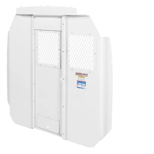 Weather Guard Model 96312-3-01D Screen Bulkhead van partition for Ford Transit with deep offset.
