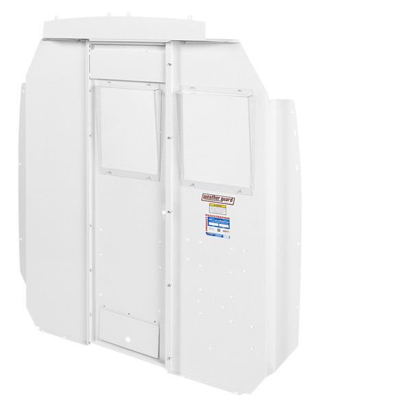 Weather Guard Model 96122-3-01 Screen Bulkhead for driver protection, Mercedes-Benz Sprinter, white.