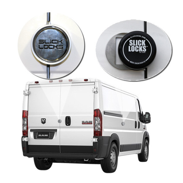 Slick Locks Promaster Complete Turn Key Van Security Kit for 2015-Present vehicles, Slick Lock model PM-FVK-DBL-SLIDE-TK.