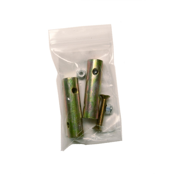 Tapco Brake Part #11402 / Pro Handle Plug Kit(2) 1/4-20 x 1-1/2" Flat Hd Screw(2) Lifting Handle Plug(2) 1/4-20 Nylock Hex Nut"