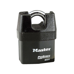 Master Lock 6325KA 2-3/8in (60mm) Wide ProSeries® Shrouded Laminated Steel Rekeyable Pin Tumbler Padlock, Keyed Alike