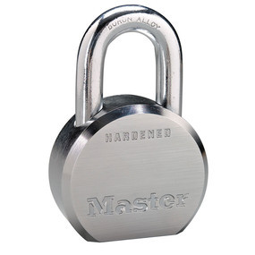 Master Lock 6230KA ProSeries solid steel padlock, 2-1/2in wide, keyed alike, silver color.