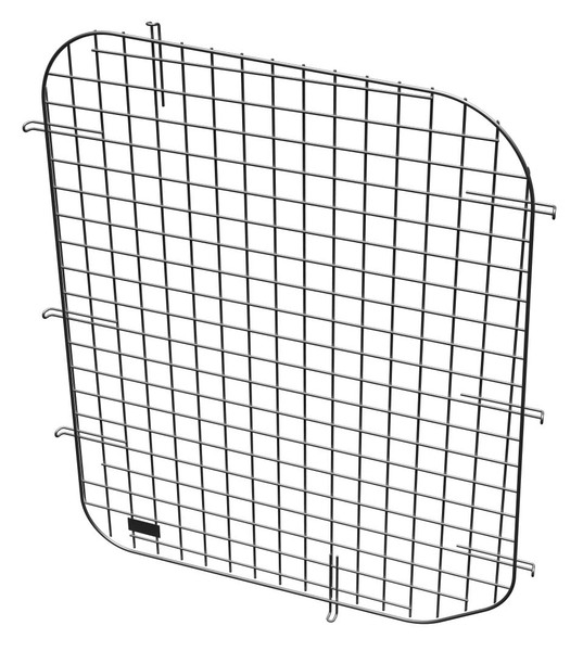 Adrian #60-133 Driver Side Rear Door Security Screen, 25w x 24.3h x 0.7d, Gray, Transit Mid Roof, High Roof