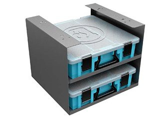 Adrian #CH-1514DBL 2-Case Holder w/ Cases