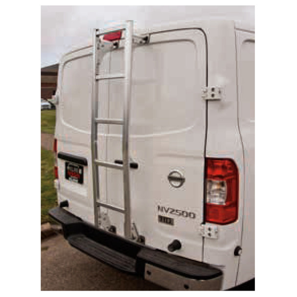 Prime Design Roof Ladder AAL-8013 Nissan NV Cargo | 84" Low Roof / Bright Aluminum