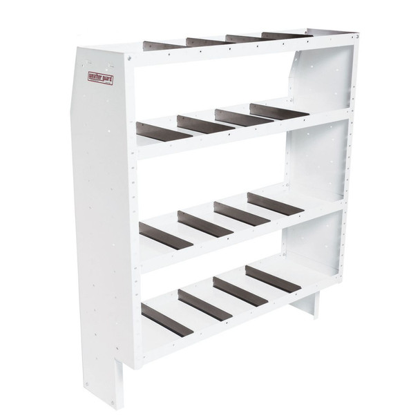 Weather Guard Model 9365-3-03 Heavy Duty Adjustable 4 Shelf Unit, 52 in x 60 in x 16 in