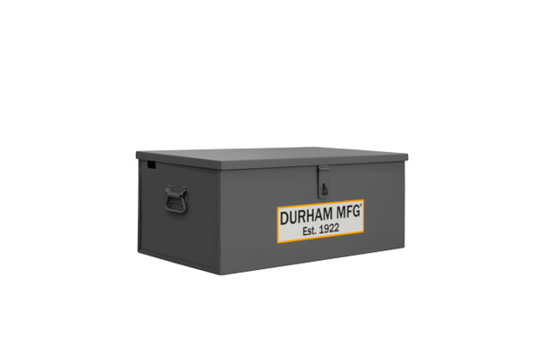 Durham Welders Box, Jobsite Box, 3.3 cu. ft., 14 Gauge Steel, 30-11/16 x 17-3/8 x 12-3/16, Gray
