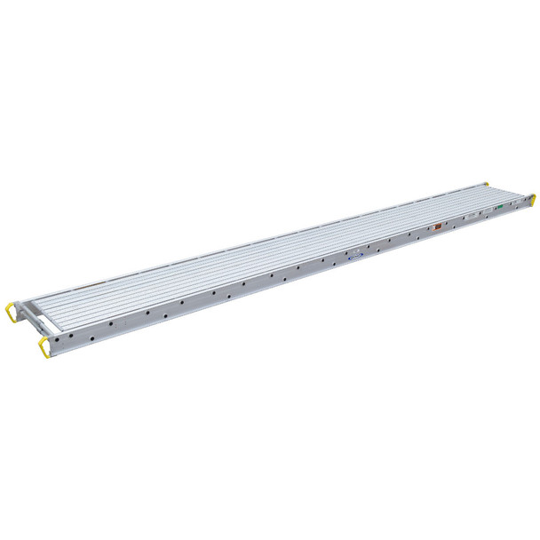 Werner 3216 Aluminum Stages - 16 Ft Long | 28" Wide 3-Person 750 lb Capacity