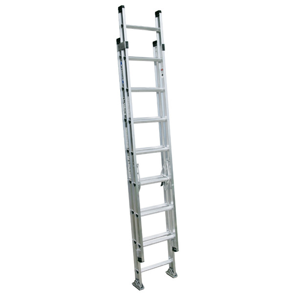 Werner D1516-2 | 16 Ft Aluminum Extension Ladder / Type IA 300 lb Rating