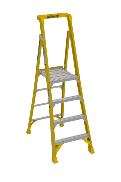 Werner PD7304 | 4 Ft Fiberglass Podium Ladder / Type IAA 375 lb Rating