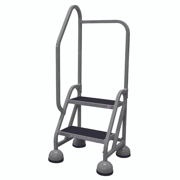 Cotterman ST-202 A2 XX P5 | MasterStep Office Ladder / 2 - Step / 18 In Platform Height / 48 In Overall Height / Left Handrail