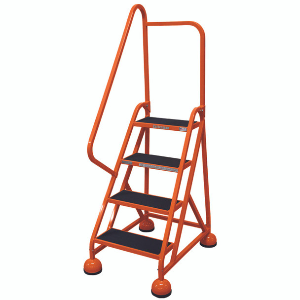 Cotterman ST-422 A2 XX P5 | MasterStep Office Ladder / 4 - Step / 39 In Platform Height / 66 In Overall Height / Double Top Step / Left Handrail