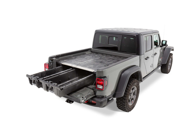 DECKED Drawer System YJ1 - Jeep Gladiator (2020-current) Bed Length 5' 0" Color: Black