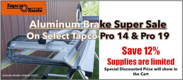 Tapco 10558 PRO 19 Series Siding Brake / 10'6"