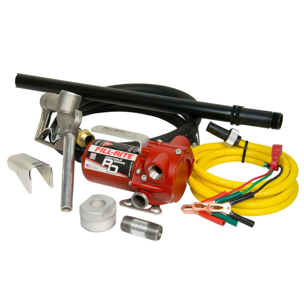 Fill-Rite RD812NP - 12V DC Bung Mounted Pump with Hose and Nozzle