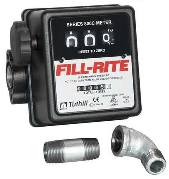 Fill-Rite 807CMK / 3-Wheel Mechanical, 3/4" Meter