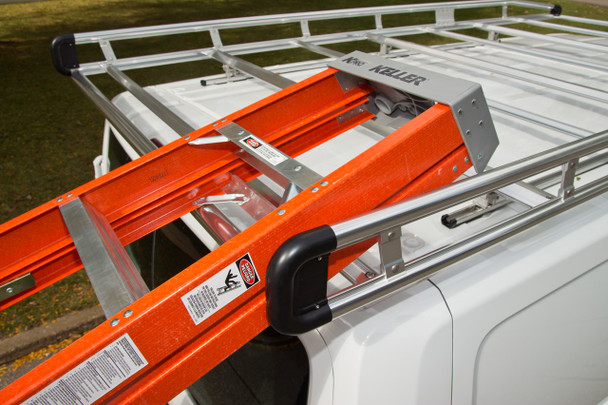 Prime Design AR1910 Ladder Rack for Ford Transit | 130" WB Mid-Roof Prime Design AR1910 Ladder Rack for Ford Transit | 130" WB Mid-Roof