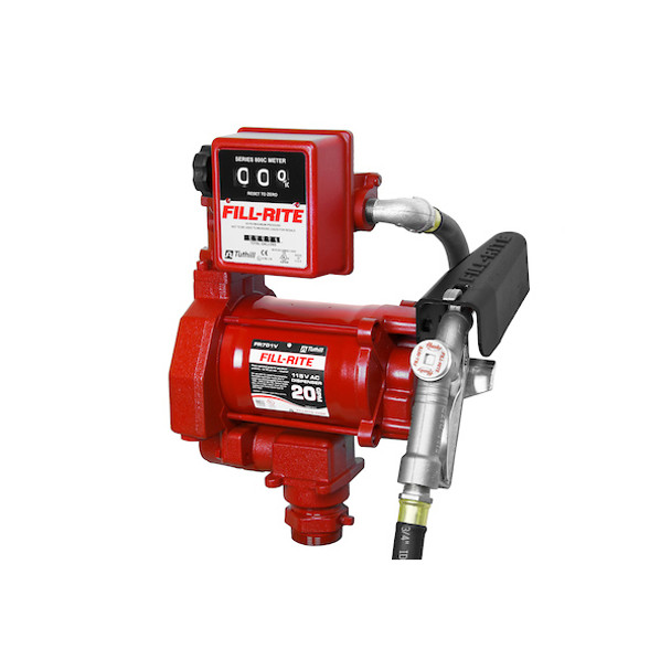 Fill-Rite FR701V 115 Volt AC Pump with 807C Gallon Mechanical Meter