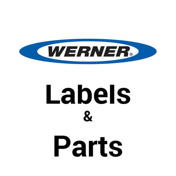 Werner Parts 57996-01 | TWIN FRONT CAUTION LABEL