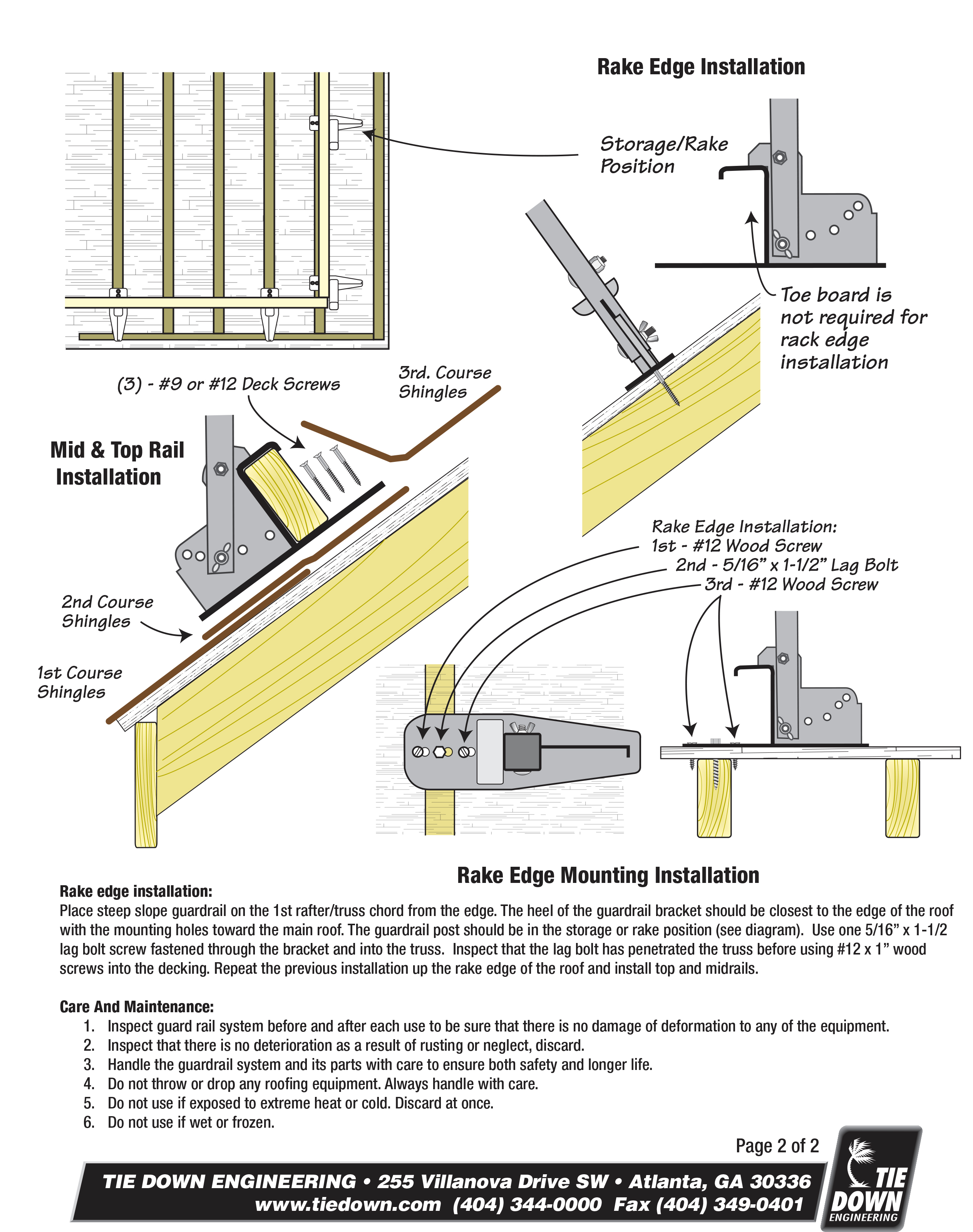 SteepSlope Roof Scaffold System – Safety Hoist Company