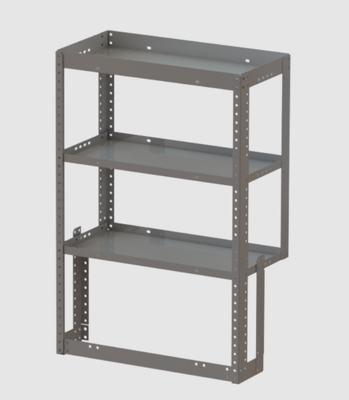Adrian KD123624C Static Pickup Truck Shelving / 3Shelf Unit 24"W x 12