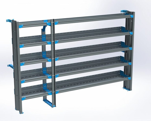 Adrian AS-2T1496SPHA 5-Shelf Unit, Tank Rack Use, 14x96 (R72/F24 ...