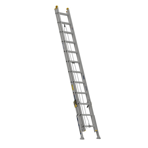 Werner D1300-2L Series Type I Alum D-Rung Ext. Ladder w/ Werner ...