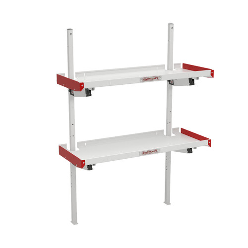 Weather Guard 9548-3-01 Folding Van Shelving, Shelf Unit 48in