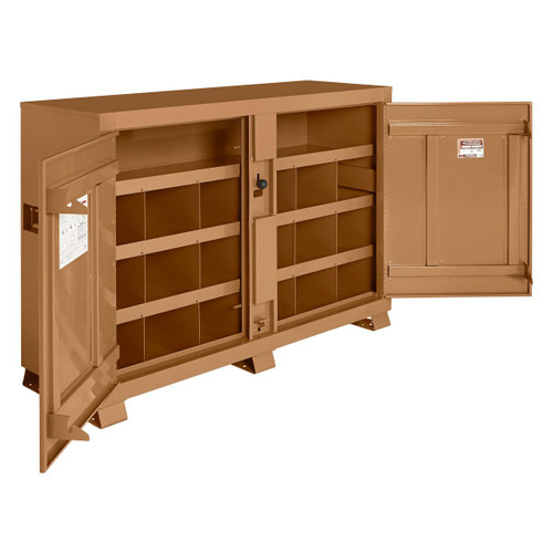 Knaack Model 129-KL JOBMASTER Bin Storage Cabinet, 48 cu ft w/Lock