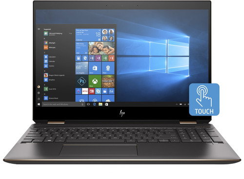 HP FACTORY RECERTIFIED SPECTRE 15T-CH000 LAPTOP INTEL:I7-8705G/CI7-3.10G 16GB 256GB/PCIE MR 802.11AC+BT WEBCAM 4GB 15.6UHD/TOUCH W10H-64 DARK-ASH 90DAY
