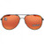 OAKLEY ELMONT SATIN BLACK/PRIZM RUBY AVIATOR SUNGLASSES